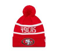 NEW ERA SAN FRANCISCO 49ers WOOLLY HAT.TEAM COLOURS JAKE KNIT BOBBLE BEANIE W24