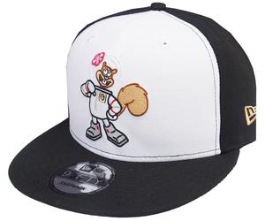 New Era Sandy Cheeks White Black Snapback Cap 9Fifty 950 OSFA Spongebob Limited