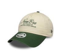 New Era Script 9Twenty Women A-Frame Cap Beige Green