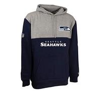 New Era Seattle Seahawks Hoody Nflcolour Block Grey/Navy - XXL