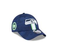 New Era Seattle Seahawks NFL 2024 Sideline Blue 9Forty Adjustable Stretch Snapback Cap