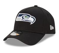 New Era Seattle Seahawks NFL Evergreen Black 9Forty Adjustable A-Frame Cap