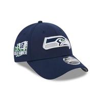 New Era Seattle Seahawks NFL24 Draft 9Forty Stretch Snapback Cap, navy, One Size