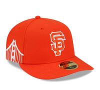 New Era SF San Francisco Giants 59FIFTY LP Low Profile City Connect Fitted Cap, Hat, Orange, 7.625