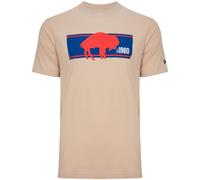 New Era Shirt - NFL SIDELINE Buffalo Bills stone - XXL