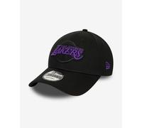 New Era Side Patch 9forty Los Angeles Lakers Cap Black Man
