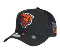 New Era Snapback Mesh Trucker Cap - Chicago Bears Head - One Size Black