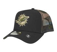 New Era Snapback Trucker Cap - Miami Dolphins Wood camo - One Size