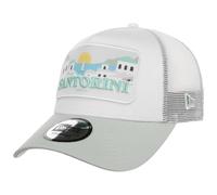 New Era Summer Patch Santorini Trucker CapEra Women/Men/Snapback - Curved Brim Cap Baseball Snapback, with Peak, Peak Spring-Summer - One Size Mint Green