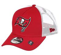 New Era Tampa Bay Buccaneers NFL White Mesh Trucker 9Forty A-Frame Trucker Cap
