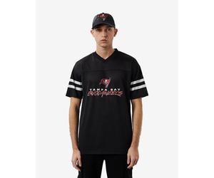 New Era Team NFL Script Mesh Tampa Bay Buccaneers Short Sleeve T-Shirt Black Red White - M