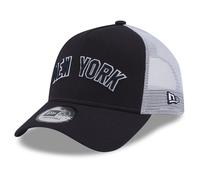 New Era Team Script New York Yankees Trucker Cap Blue
