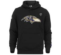 New Era Teamlogo Baltimore Ravens Hoody National Football League Sportartikel NFL schwarz mit CapSpin Pin