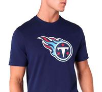 New Era Nfl Regular Tennessee Titans Short Sleeve T-shirt Blue L Men