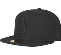 New Era Texas Rangers Black On Black 59Fifty Fitted Cap Special Edition