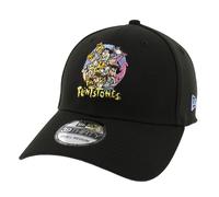 New Era The Flintstones Family Logo 39Thirty Fitted Hat (UK, Alpha, M, L, Black)