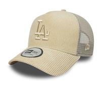 NEW ERA LA DODGERS TRUCKER CAP.9FORTY LOS ANGELES CREAM CORD STRAPBACK HAT W26