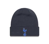 New Era Tottenham Hotspur FC Official Logo Badge Cuff Knit Beanie Hat Blue - One Size Fits Most