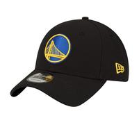 New Era Unisex-Adult NBA The League 9FORTY Basketball Black Alternate Team Color Adjustable Hat Cap One Size Fits All, Golden State Warriors - Black, One size