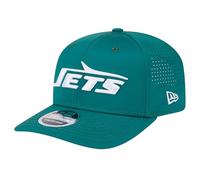 New Era Unisex-Adult NFL Adventure Perform 9SEVENTY Football Team Color Stretch Adjustable Snapback Hat One Size Fits All, New York Jets, One size