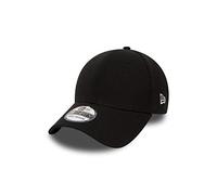 (SM, Black) New Era Mens 39THIRTY Flag Fitted Stretch Fit Baseball Cap Hat - Black