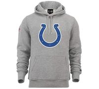 New Era Unisex Indianapolis Colts Team Logo Men s Hoodie, Grey, XL UK