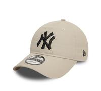 New Era New York Yankees MLB League Essential Beige Black Adjustable 9Twenty Cap