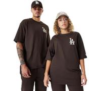 New Era Unisex MLB Leauge Essential Oversize Tee Los Angeles Dodgers - Brown