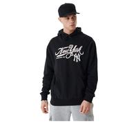 New Era Unisex Mlb Retro Oversize Hoody New York Yankees - Black