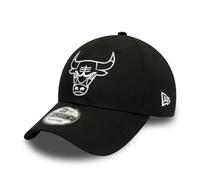 New Era Nba Chicago Bulls Essential Outline 9forty Cap Black Men,Women