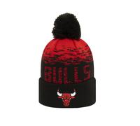 New Era Chicago Bulls NBA Basketball Winter Warm Beanie Bobble Hat - Black