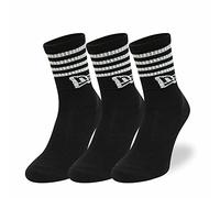 New Era Unisex New Era Stripe Crew Sock Black