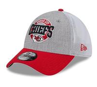 New Era 39Thirty Stretch Mesh Cap - Kansas City Chiefs - M/L Grey