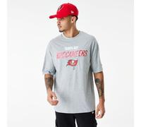 New Era Unisex NFL Script Oversize Tee Tampa Bay Buccaneers - Grey