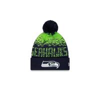 New Era Seattle Seahawks Ombre NFL Football Winter Beanie Bobble Hat - Navy