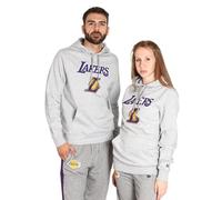 New Era NBA Los Angeles Lakers Hoodie Men & Women Grey Size L