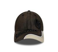 New Era Vespa Bikes Baseball Cap, Distressed Brown with Beige Trim, Adjustable