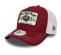 New Era Vintage Mesh Trucker Cap - Fine Aged Lager - One Size Ruby