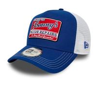New Era Vintage Mesh Trucker Cap - Tommys Motor Repairs - One Size Royal