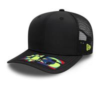 VR46 Moon Sun 9Fifty Cap Stretch Snap Adults - Black/Neon Yellow
