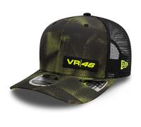 New Era 9Fifty Mesh Snapback Cap - Halftone VR46 - M/L Black