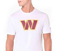 New Era Washington Commanders NFL Team Logo White T-Shirt