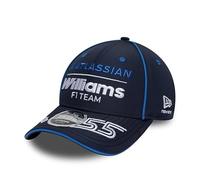 New Era Williams Racing F1 Team, Official 2026 Collection, Team Carlos Sainz Drivers Baseball Cap, Hat, Adjustable, Navy Blue