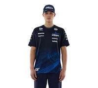 New Era Williams Racing F1 Team, Official 2026 Collection, Team Tech Carlos Sainz Drivers T-Shirt, Shirt, Tee, Jersey, Navy Blue (UK, Alpha, XXL, Regular, Regular)
