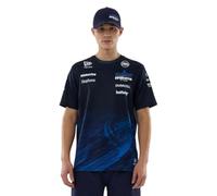 New Era Williams Racing F1 Team, Official 2026 Collection, Team Tech T-Shirt, Shirt, Tee, Jersey, Navy Blue (UK, Alpha, M, Regular, Regular)