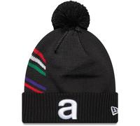 New Era Winter Cuff Beanie - Side Stripe Aprilia Black