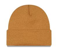 New Era Mens Fine Knit Winter Warm Cuffed Beanie Hat - White