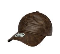 New-Era Cap FEMALE WORN PU 9TWENTY®NEW YORK YANKEES in Brown One size