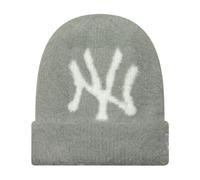 New Era Women Knit Beanie - FLUFFY New York Yankees grey - One Size