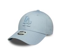 New Era Womens 9FORTY L.A. Dodgers Baseball Cap - MLB Metallic Logo - Light Blue